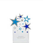 View larger image of Desktop Acrylic Trophy - Stars